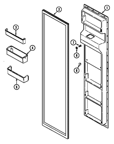Freezer inner door