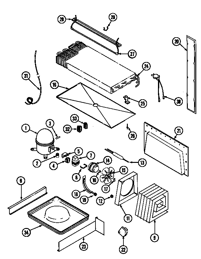 UNIT COMPARTMENT & SYSTEM (GT21A83V)