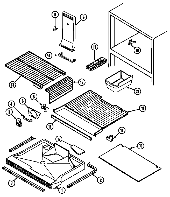 FREEZER COMPARTMENT (GT21A83V)