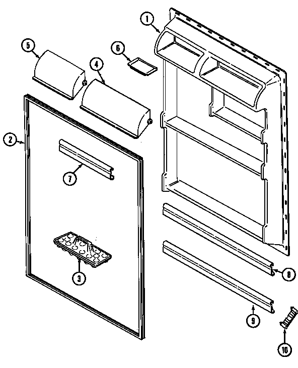 FRESH FOOD INNER DOOR (GT21A83V)