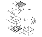 Maytag KGU5700BS shelves & accessories diagram