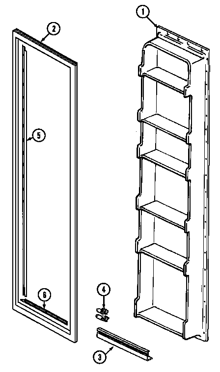 Freezer inner door