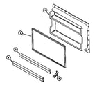 Maytag KSU4700BS freezer inner door diagram