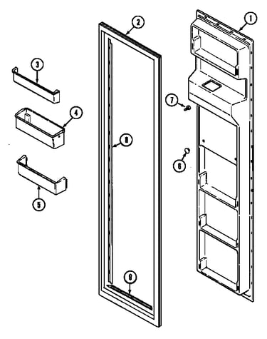 Freezer inner door