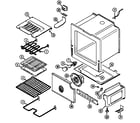 Maytag CRE9830BCM oven/base diagram