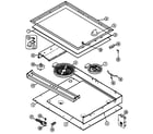 Maytag CSE9000CDB top assembly diagram
