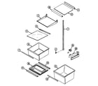 Magic Chef RC223AV shelves & accessories diagram