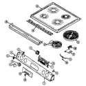 Magic Chef 7858XRA top assembly diagram