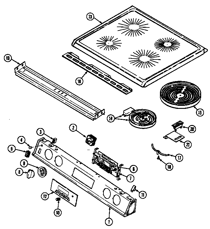 Top assembly