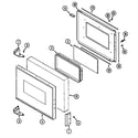 Magic Chef 7858XRA door (upper) diagram