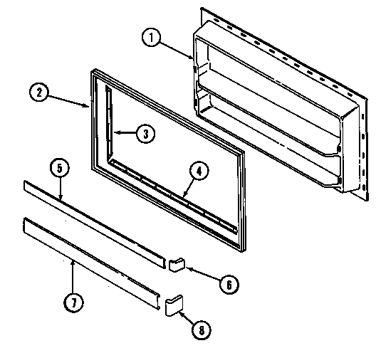 Freezer inner door