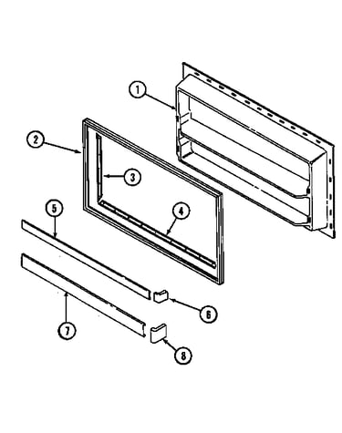 Freezer inner door
