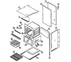 Maytag X9112XUB oven/body diagram
