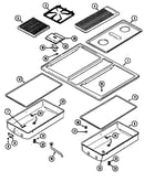 Top assembly (svd8310sf) (svd8310sg) (svd8310sk) (svd8310sr) (svd8310su)