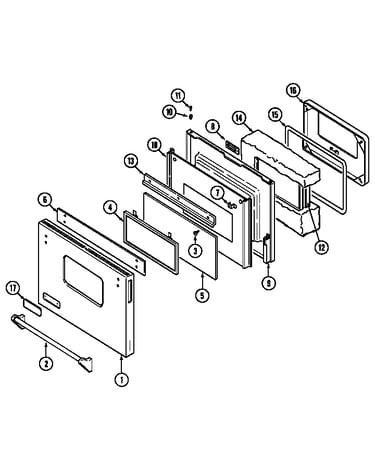 Door (svd8310sf) (svd8310sg) (svd8310sk) (svd8310sr) (svd8310sd)