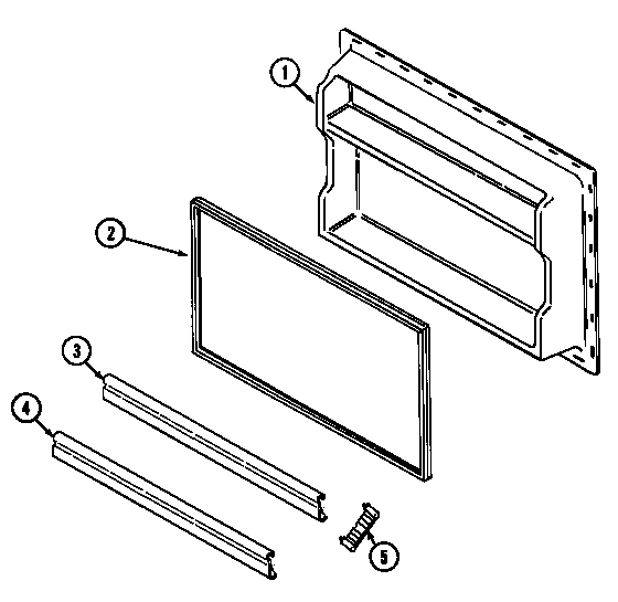 Freezer inner door