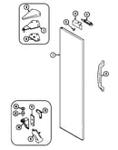 Freezer outer door