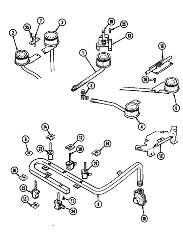 Gas controls (d8321ta-l) (d8321ts-l)
