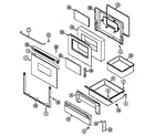 Maytag CRE9400CCW door/drawer (cre9400ccl/ccw) (cre9400ccl) (cre9400ccw) diagram