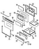 Door/drawer (cre9400ccl/ccw) (cre9400ccl) (cre9400ccw)