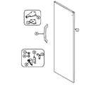 Maytag GS20A73A fresh food outer door diagram