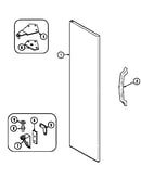 Freezer outer door