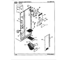 Maytag RSW24A/AM81D freezer compartment diagram