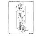 Maytag RSW24A/AM81D fresh food outer door diagram