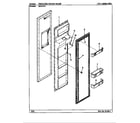 Maytag RSW24A/AM81B freezer inner door diagram