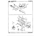 Maytag RSW24A/AM81C ice maker & bin diagram