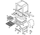 Maytag GM3468XUW-X oven/base diagram