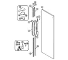 Maytag RST2400EAM fresh food outer door diagram