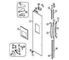 Maytag RST2400EAM freezer outer door diagram