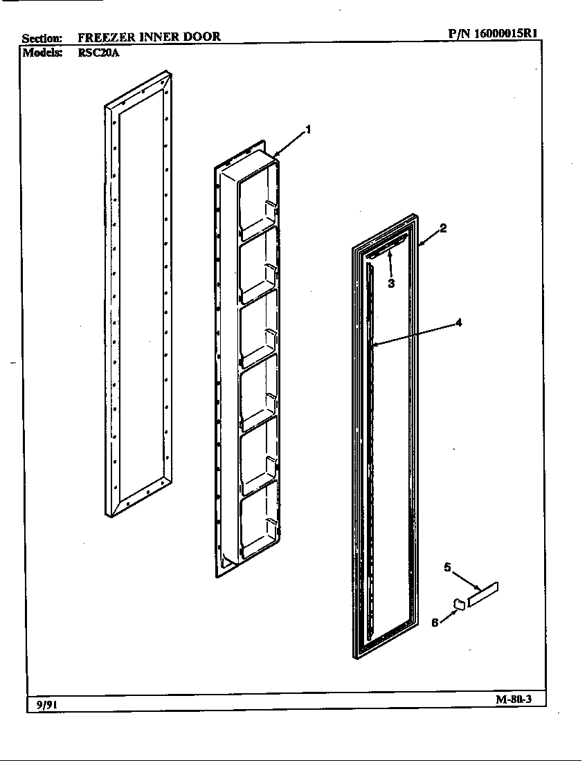 FREEZER INNER DOOR