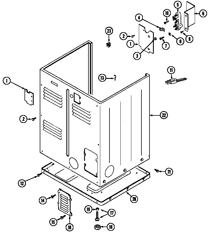 Cabinet (rear)