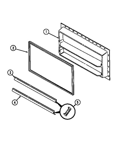 Freezer inner door