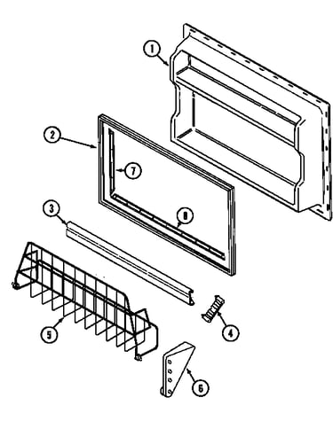 Freezer inner door