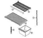 Maytag GT15A6XA shelves & accessories diagram