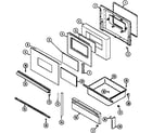 Crosley CC6898VVV door/drawer diagram