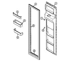 Maytag RST2400FAM freezer inner door diagram