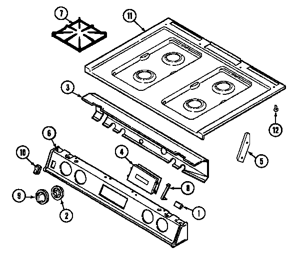 Top assembly