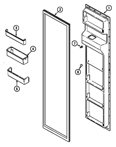Freezer inner door