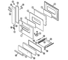 Maytag GA4251WTA door/drawer (ga4251wtw) diagram