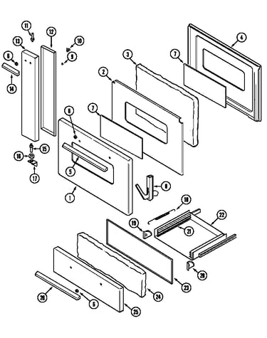 Door/drawer (ga4251wtw)