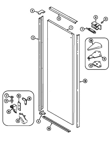 Fresh food outer door
