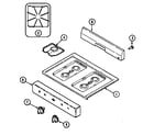 Crosley C31000PAWD top assembly diagram