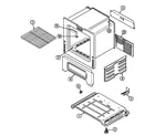 Crosley C31000PAWD oven/base diagram
