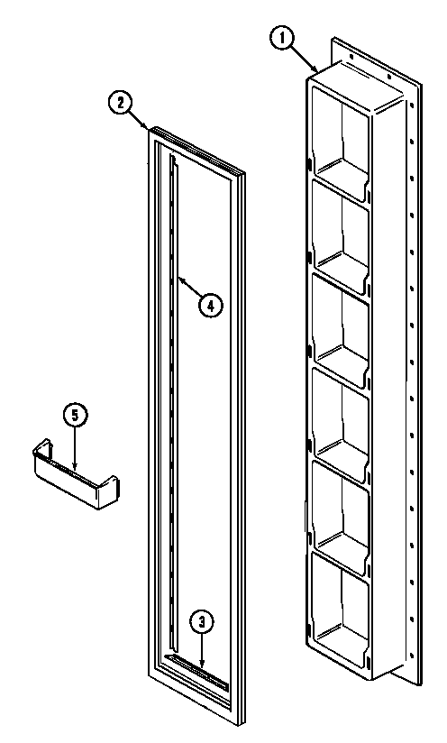 Freezer inner door