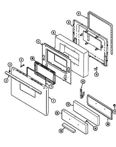 Door/drawer (61s14wa*) (61s14waa) (61s14waw)