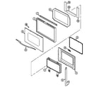 Magic Chef 9845XVB door diagram